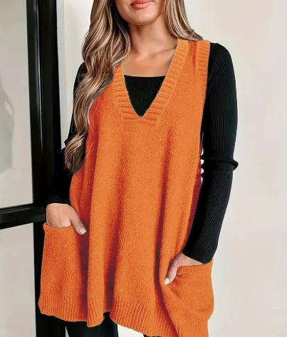 Loose Plus Size Sleeveless Pullover Casual Fashion by GJG Denim