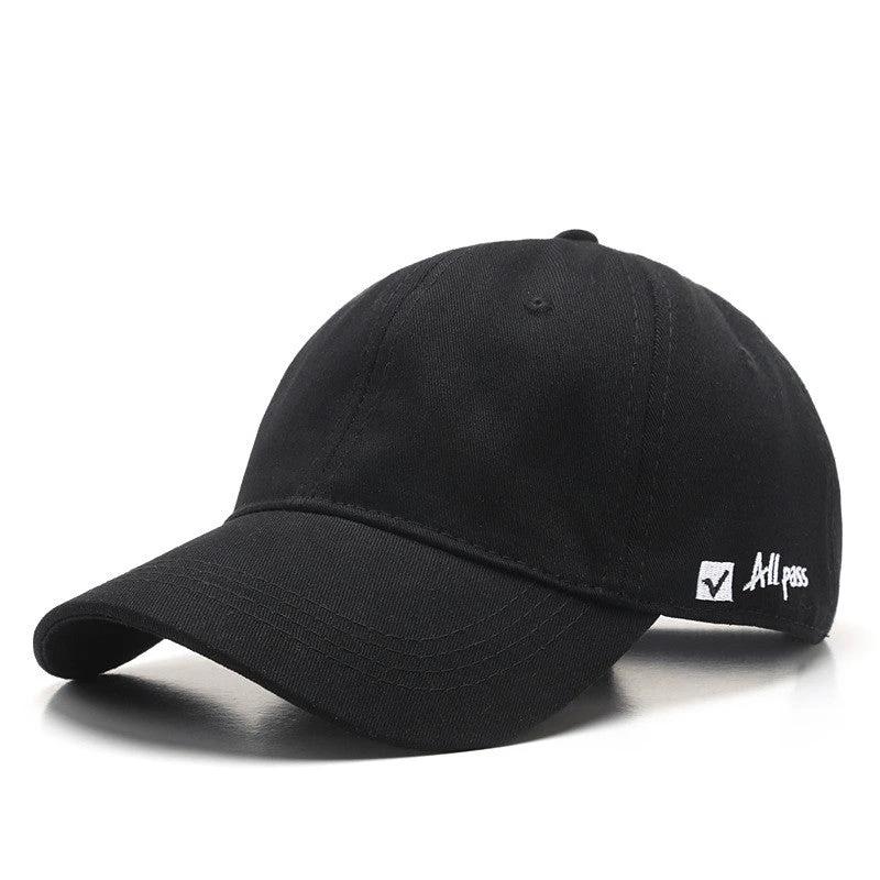 Soft Top Baseball Cap With Side letter Embroidery For Men by GJG Denim