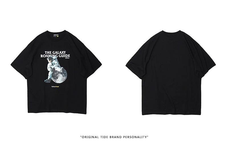 Men's Cartoon Astronaut T-shirt by GJG Denim