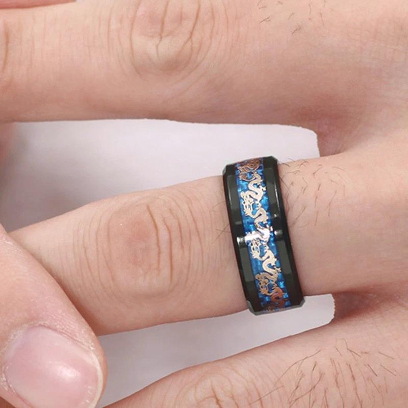 Men's Pattern Ring by GJG Denim