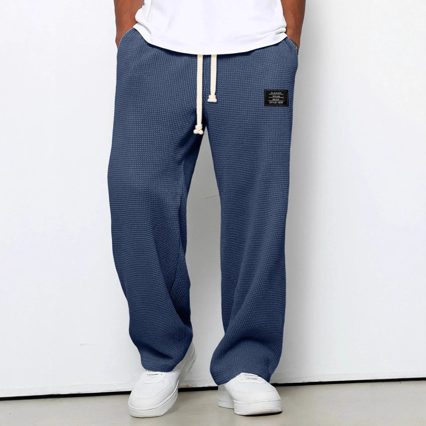 Men's Loose Straight Leg Casual Sweats by GJG Denim