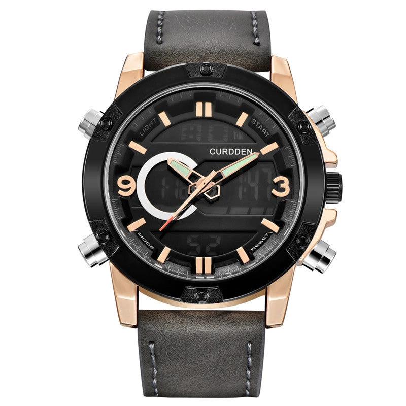 Men's Fashion Belt Multi-functional Watch by GJG Denim