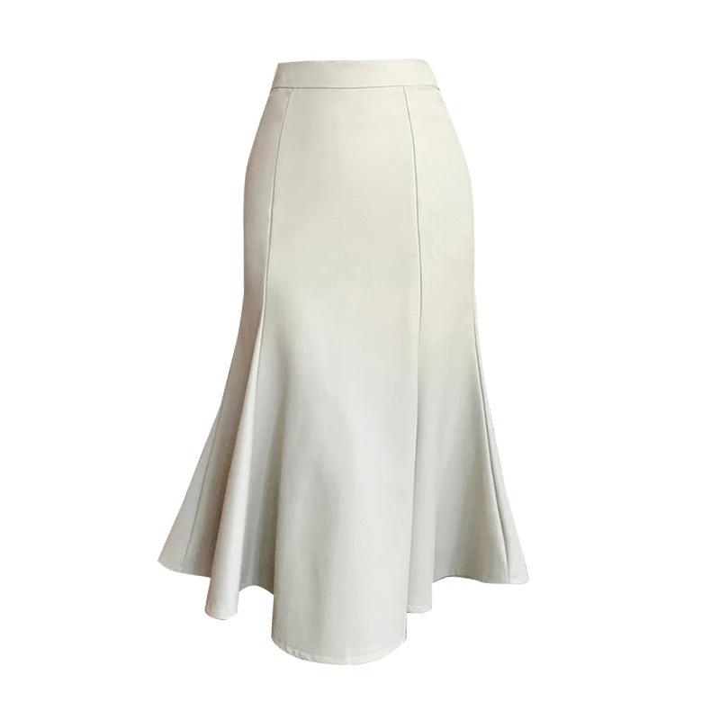 Fishtail Spandex Skirt For Women High Waist Petite Slimming by GJG Denim