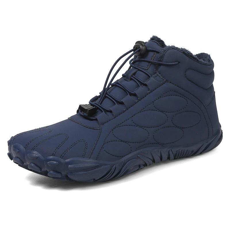 Men's Outdoor Sports Cotton Fleece-lined Warm Snow Boots by GJG Denim