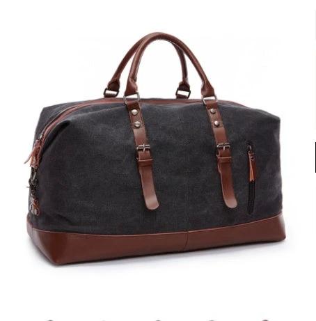 Retro Canvas Tote Bag For Men by GJG Denim
