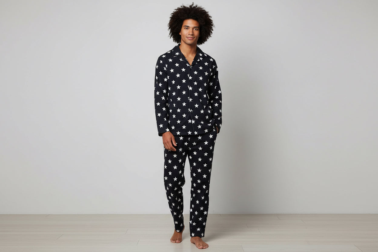 Men's Brushed Pajamas by GJG Denim