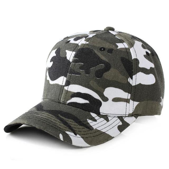 Camouflage Baseball Cap For Men by GJG Denim