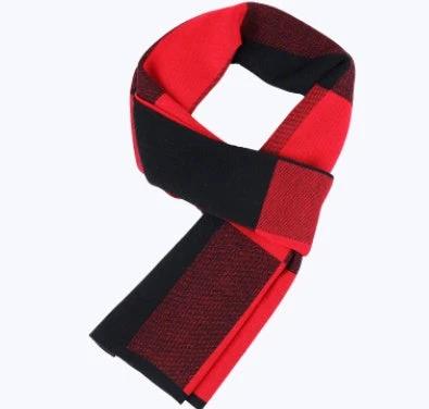 Men's Wool Plaid Scarf by GJG Denim