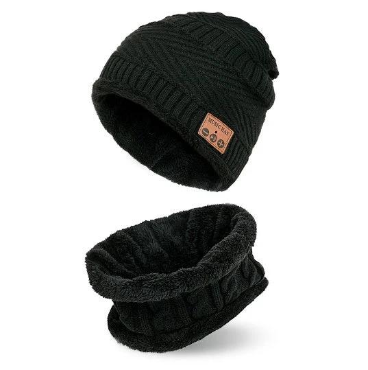 Men's Bluetooth Beanie and Neck Warmer by GJG Denim