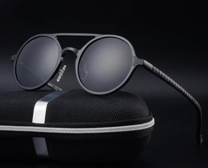 Retro Round Sunglasses For Men by GJG Denim