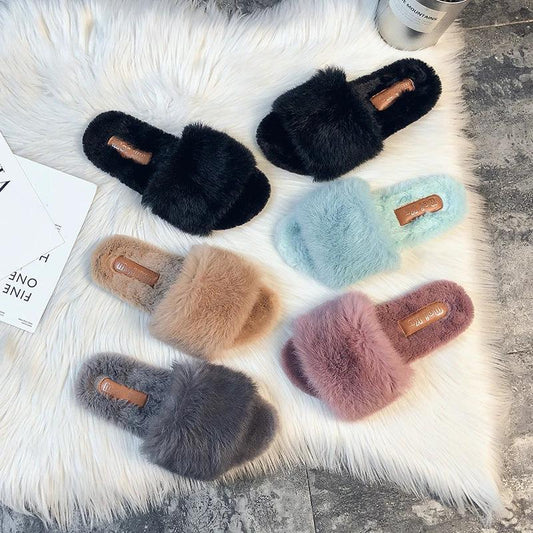 Ladies New Fashion Personality All-match Cotton Slippers by GJG Denim