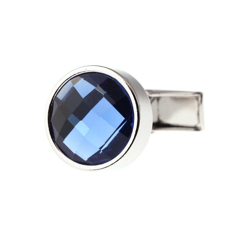Men's Exquisite Blue Crystal Cufflinks by GJG Denim