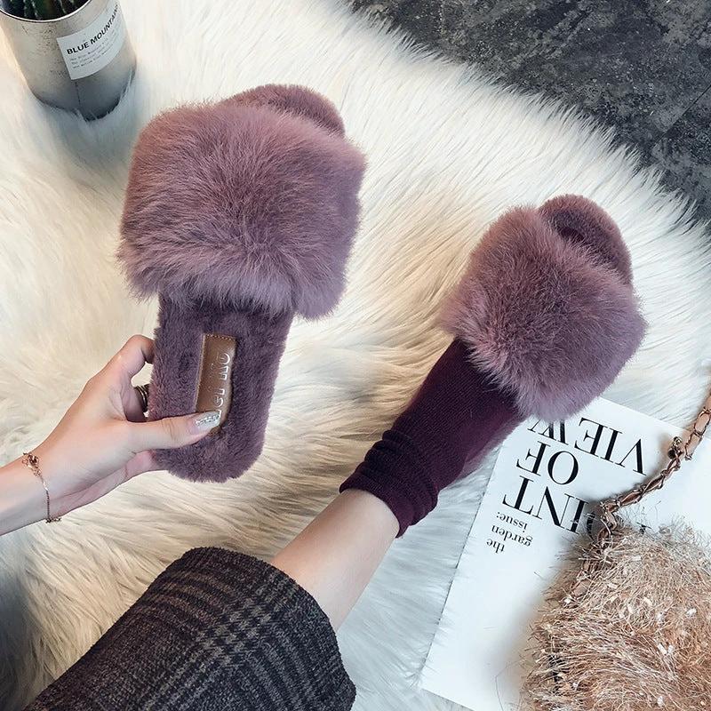 Ladies New Fashion Personality All-match Cotton Slippers by GJG Denim