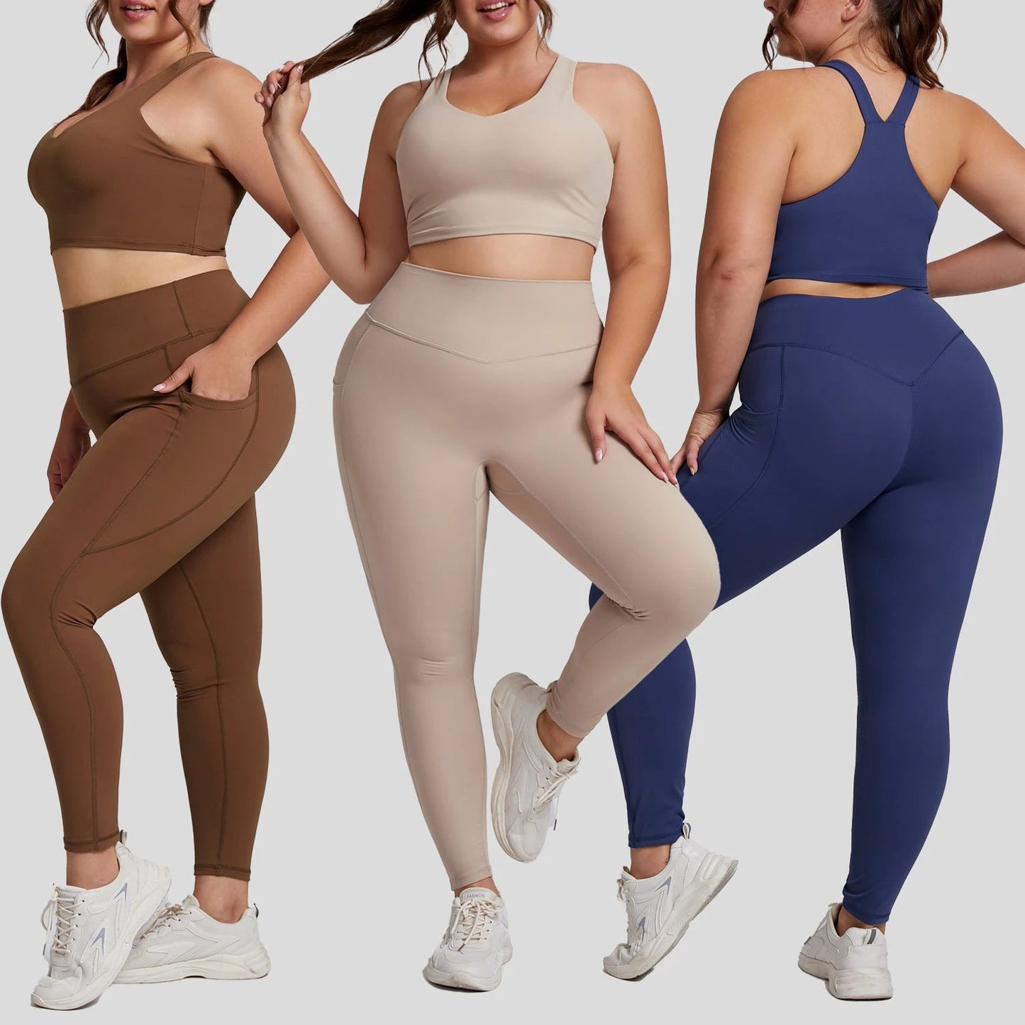 Sports Workout Clothes Women's No Embarrassment Line Tight Trousers Stretch Suit by GJG Denim