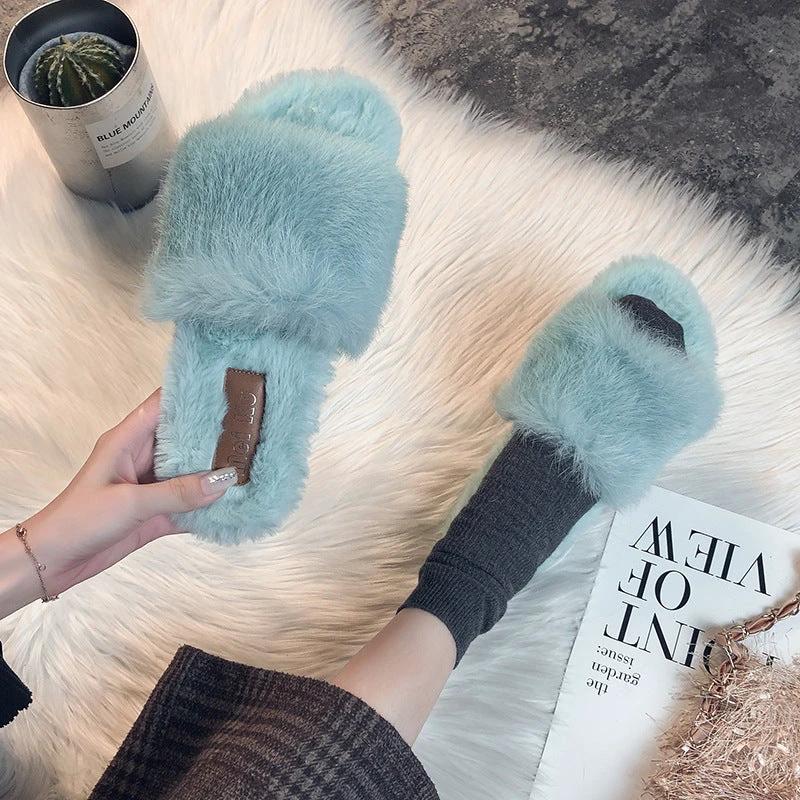 Ladies New Fashion Personality All-match Cotton Slippers by GJG Denim