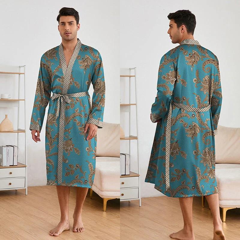 Men's Robe And Shorts Set by GJG Denim