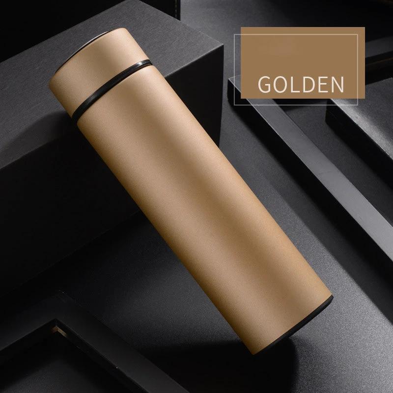 450ml Stainless Steel Water Bottle Double Wall Vacuum Insulated Business Travel Sport Outdoor Water Bottle by GJG Denim