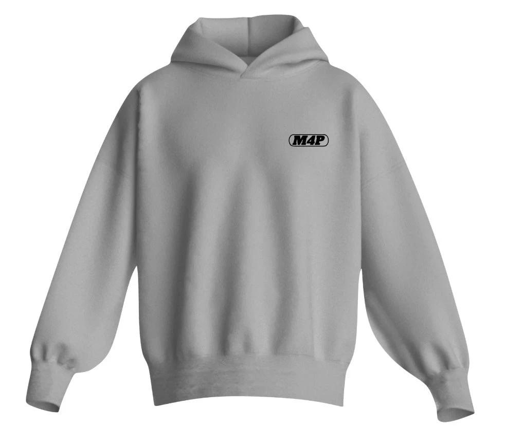 Men's Printed Long Sleeve Hoodie by GJG Denim