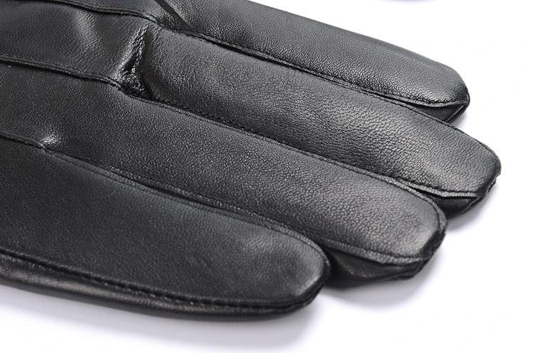 Men's PU Leather Gloves by GJG Denim