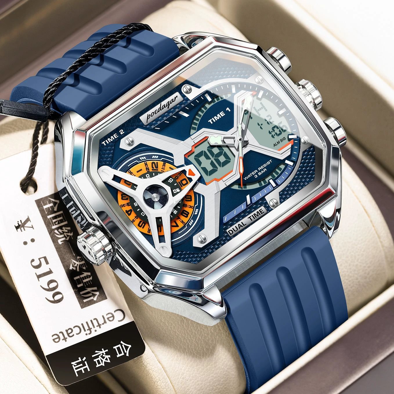 Trendy Fashionable Multi-function Smartwatch For Men by GJG Denim
