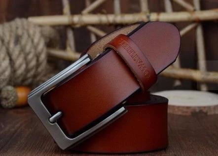 Men's Leather Belt by GJG Denim