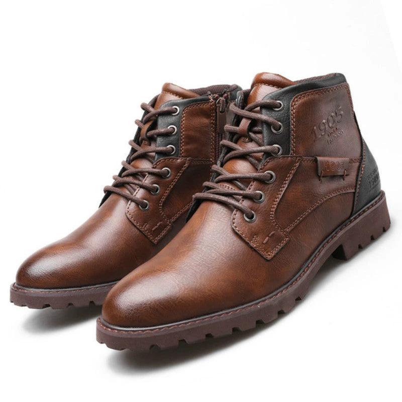 Men's Warm Martin Boots by GJG Denim