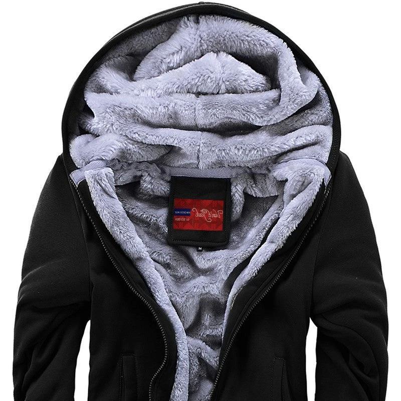 Men's Hooded Sport Fleece Sweater by GJG Denim