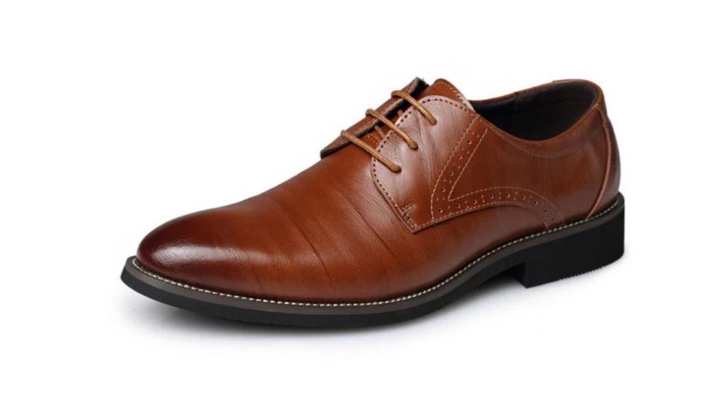 Men's Leather Shoes Business Casual by GJG Denim