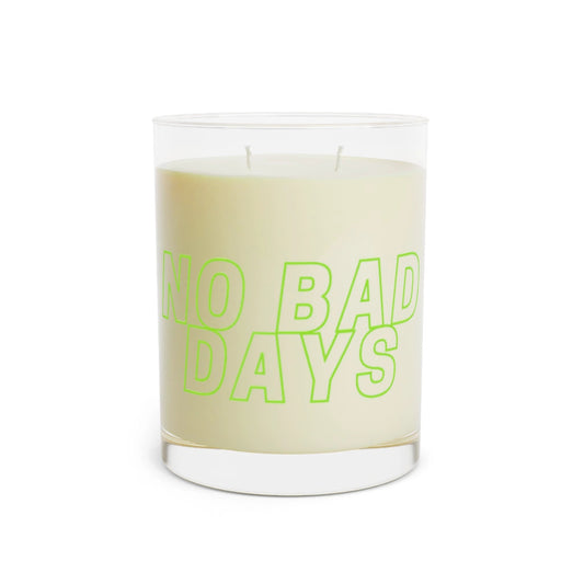 No Bad Days Scented Candle - 11oz Full Glass Aroma by Printify