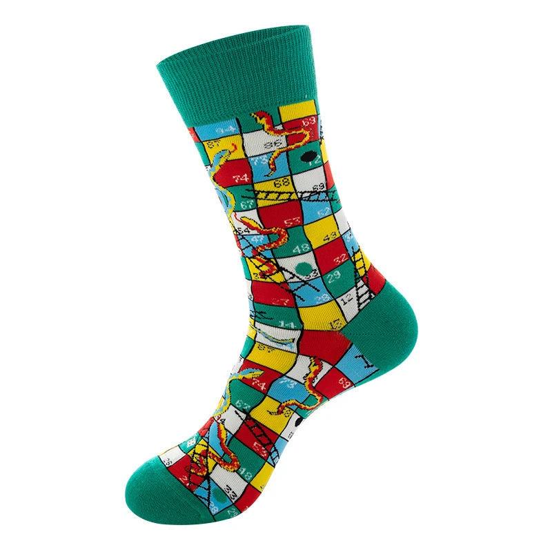 Men's Street Sesh Fashion Trendy Socks by GJG Denim