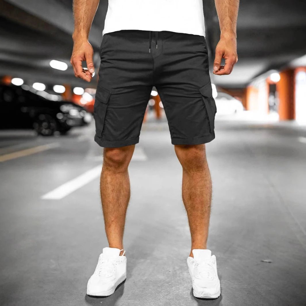 Fashion Personality Men's New Woven Five-point Pants by GJG Denim
