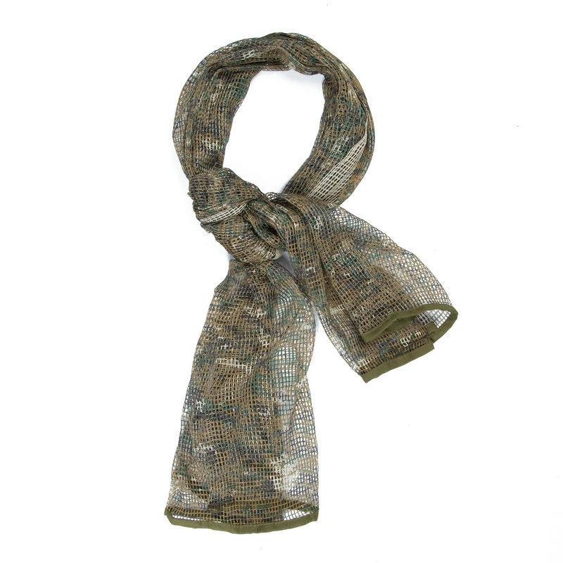 Men's Long Camouflage Multi-purpose Breathable Outdoor Scarf by GJG Denim