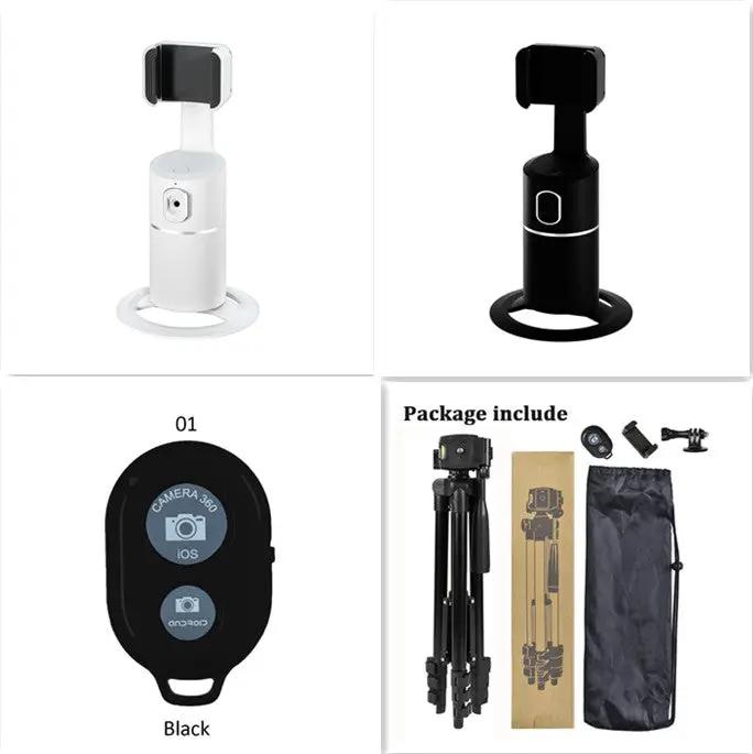 Smart Face Recognition Tracking PTZ Mobile Phone Stand Anchor Live Broadcast Stand by GJG Denim