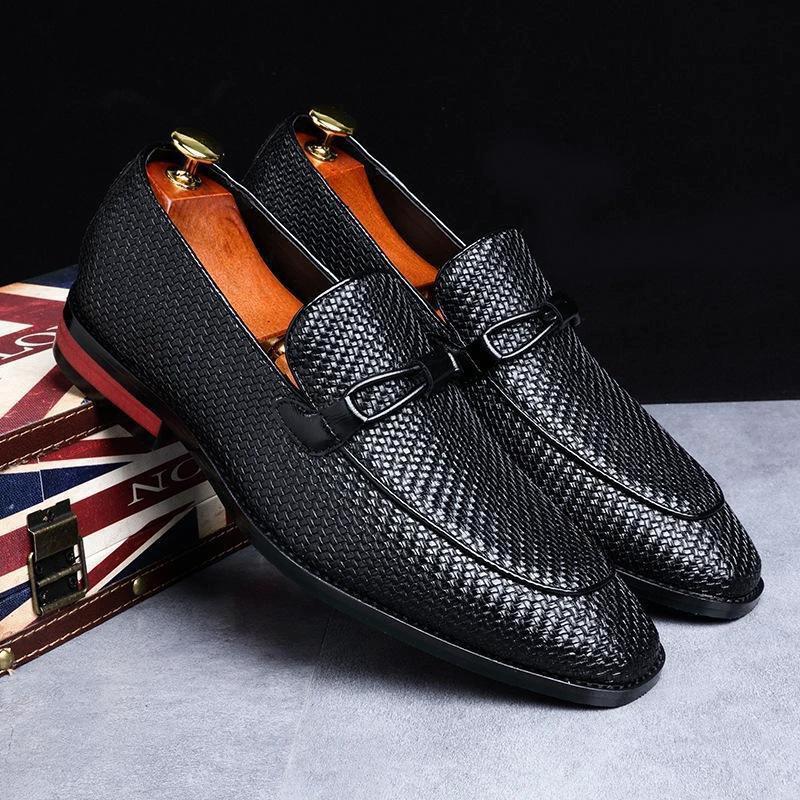 Men's Business Leisure Leather Shoes by GJG Denim