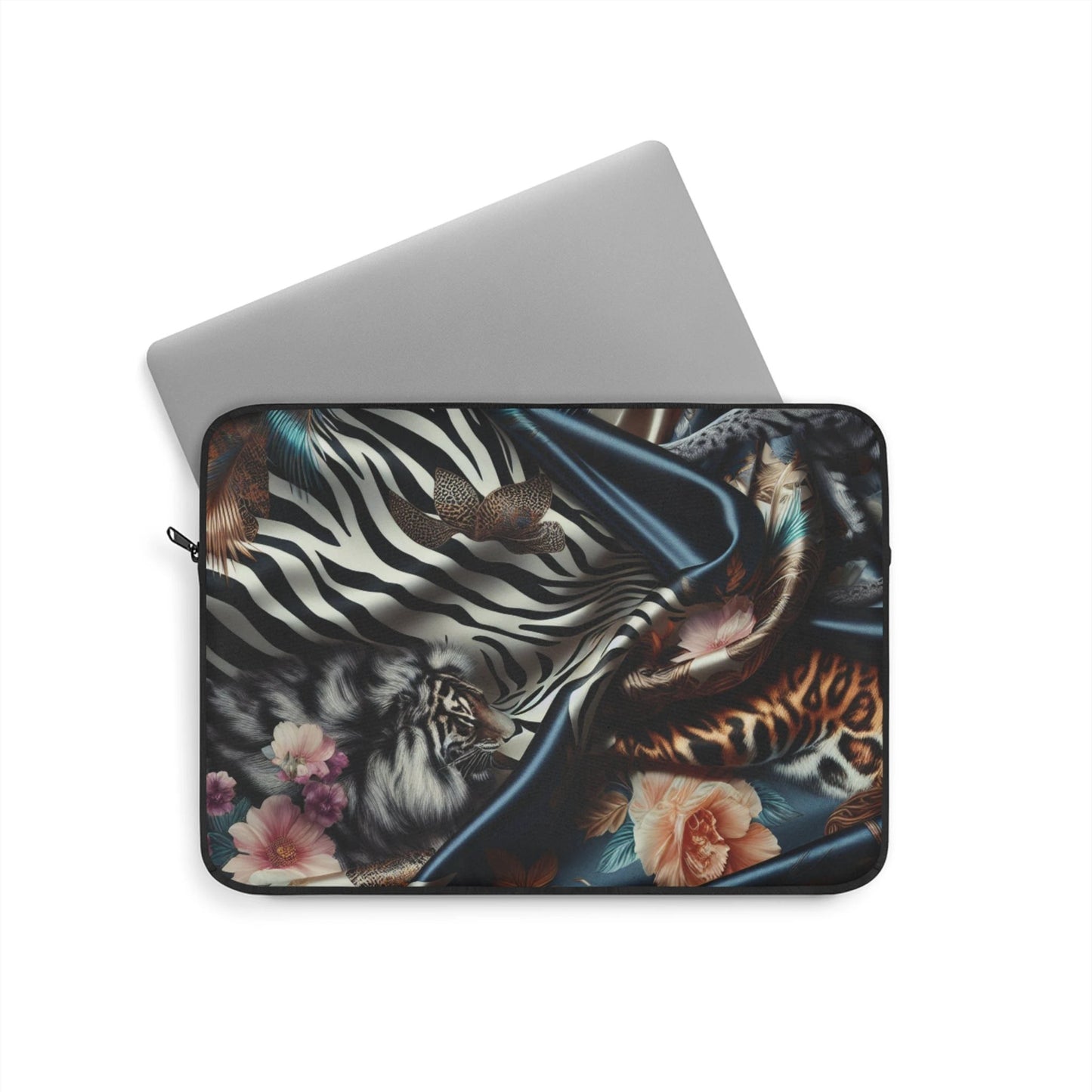 Boho Floral Laptop Sleeve, Stylish Computer Case, Cute Laptop Cover, Unique Tech Accessory, Gift for Students, Work From Home by Printify