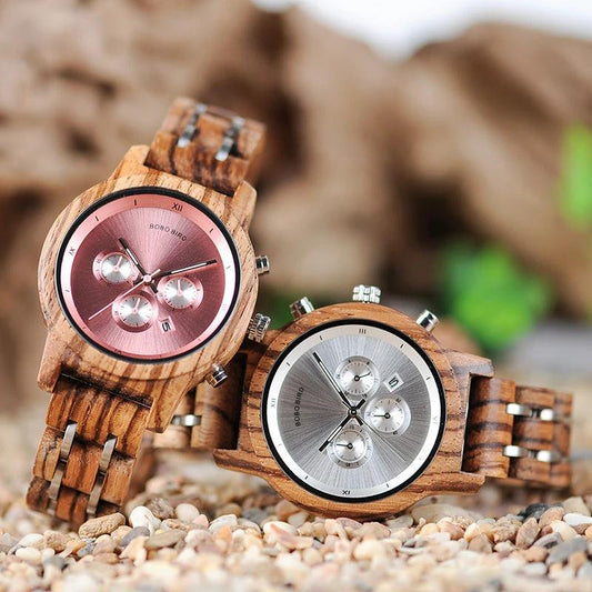 Men's Wooden Watch by GJG Denim