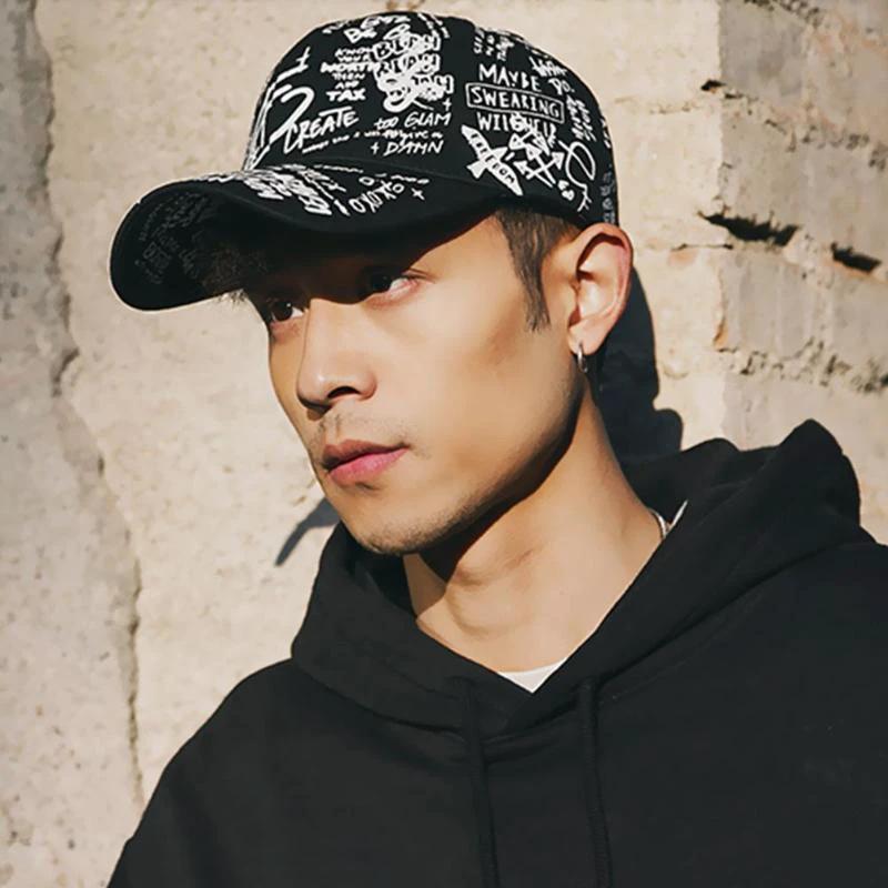Men's Graffiti Baseball Cap by GJG Denim
