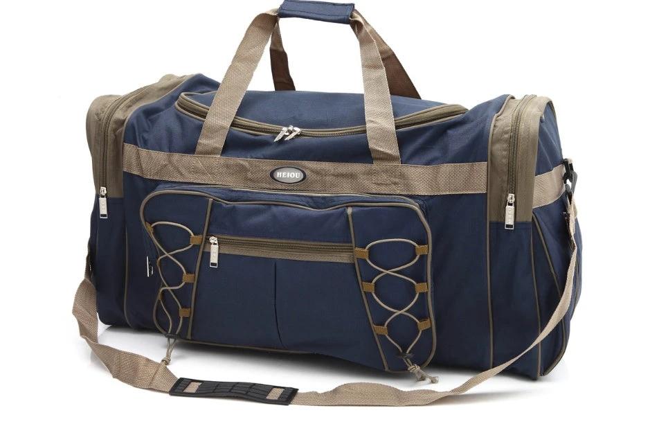 Oxford Cloth Shoulder Bag For Men by GJG Denim