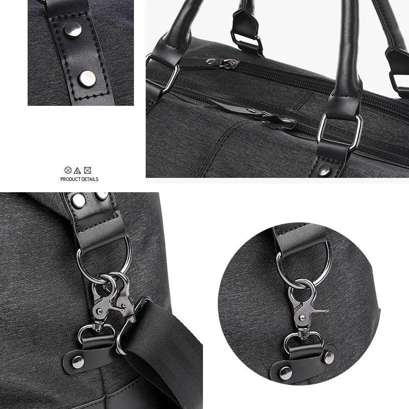 New Travel Luggage Water Resistant Oxford Men Bag by GJG Denim