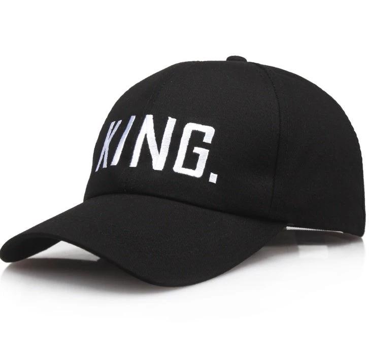 Embroidered "King" Baseball Cap For Men by GJG Denim