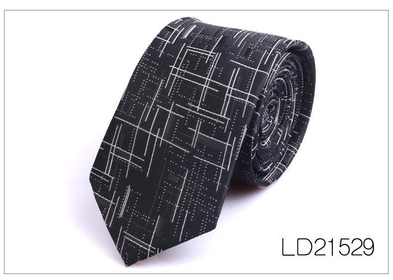 Men's Casual Fashion 6cm Flower Graffiti Tie by GJG Denim