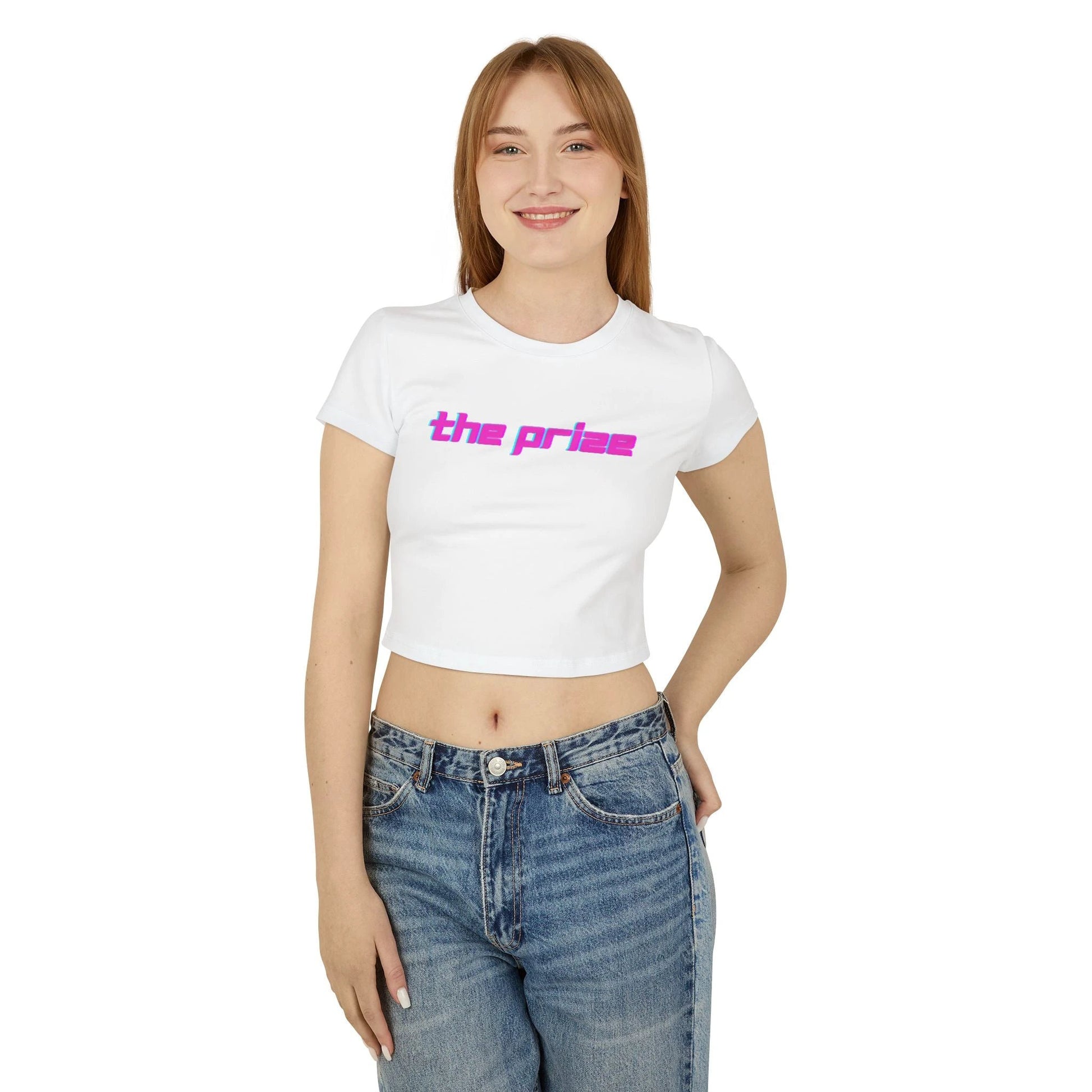 Women's Baby Tee The Prize by Printify