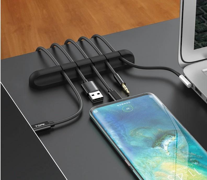 Silicone USB Cable Organizer by GJG Denim