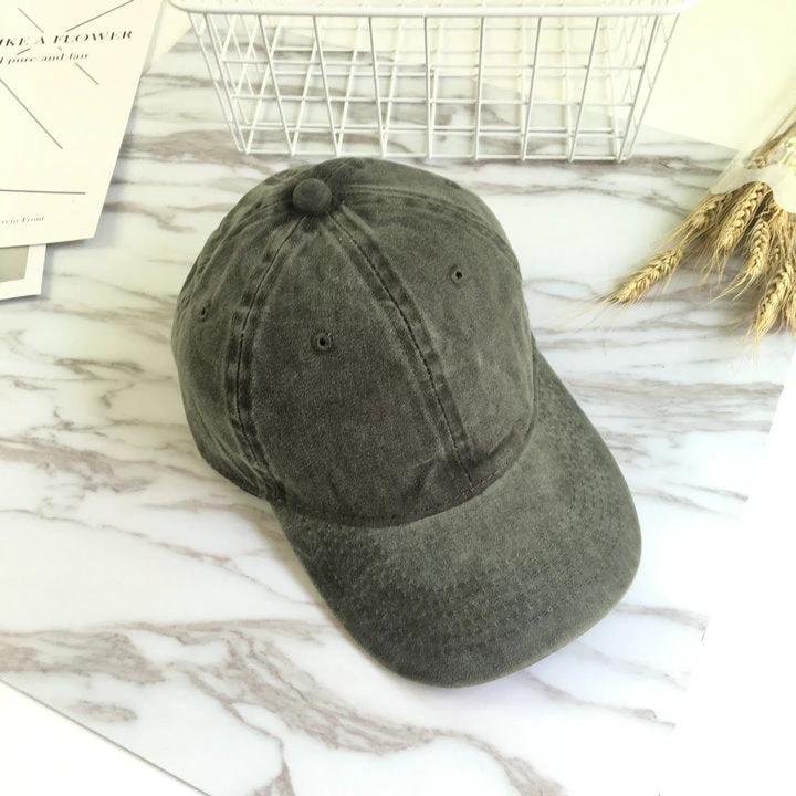 Men's Washed Baseball Caps by GJG Denim