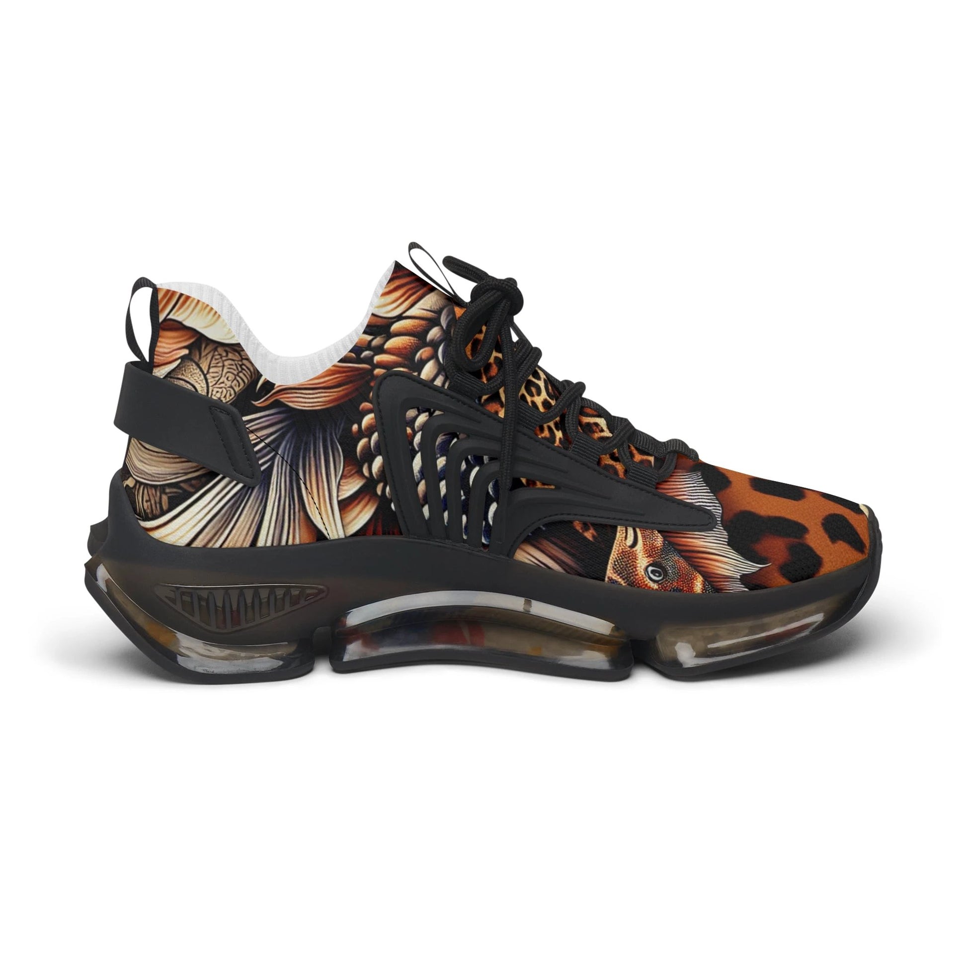 Stylish Women's Mesh Sneakers - Animal Print, Casual Footwear, Trendy Sneakers, Adventure Ready, Unique Design, Perfect for Everyday Wear by Printify