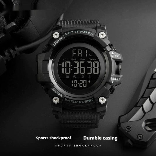 Outdoor Exercise Fashion Men's Electronic Watch by GJG Denim