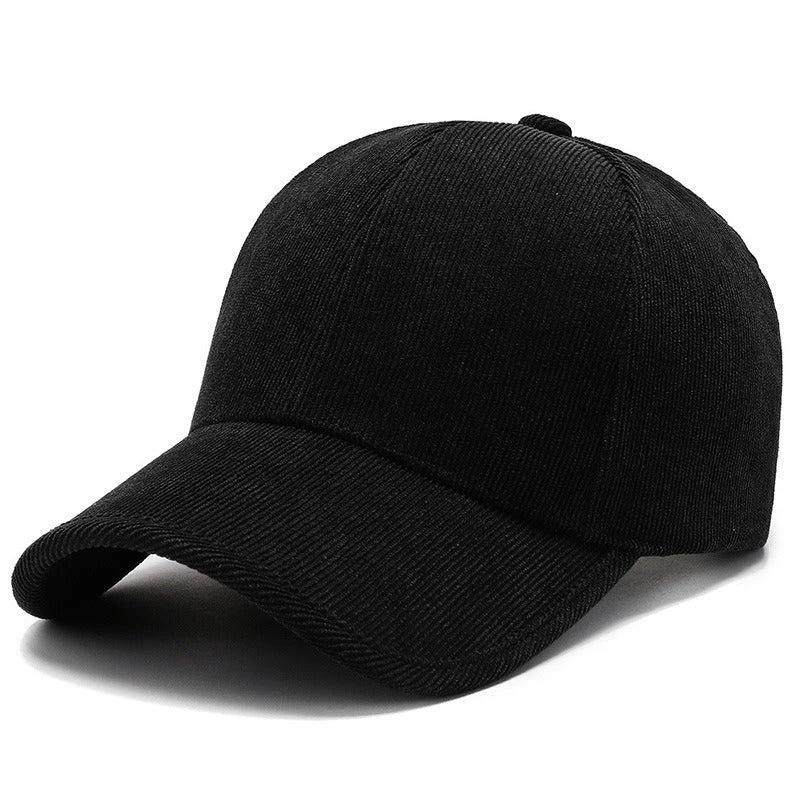 Four Seasons Corduroy Color Baseball Cap Casual by GJG Denim