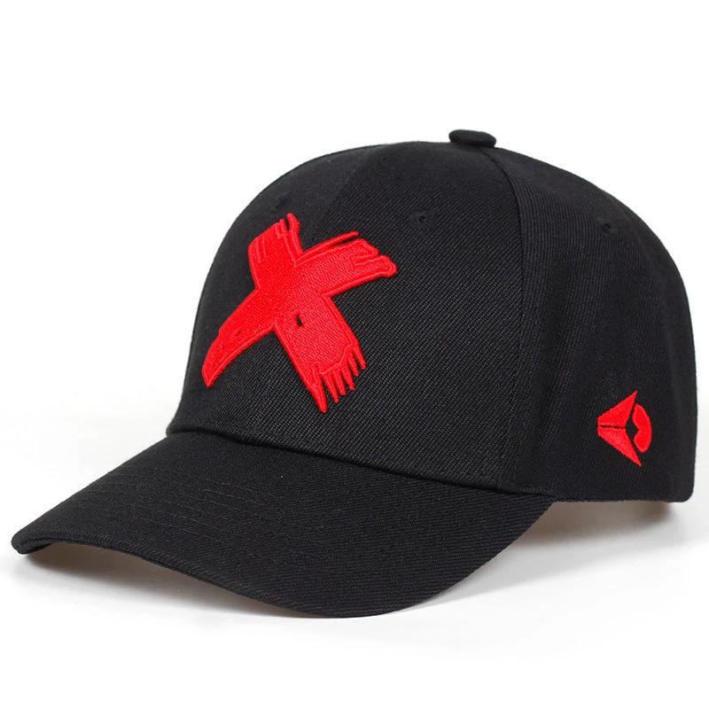 "X" Baseball Cap by GJG Denim