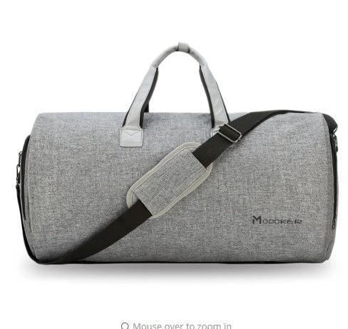 Travel Garment Bag with Shoulder Strap For Men by GJG Denim