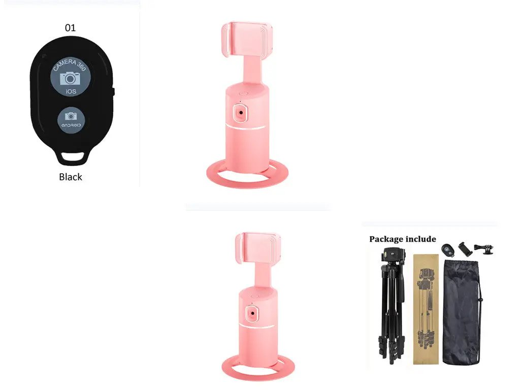 Smart Face Recognition Tracking PTZ Mobile Phone Stand Anchor Live Broadcast Stand by GJG Denim